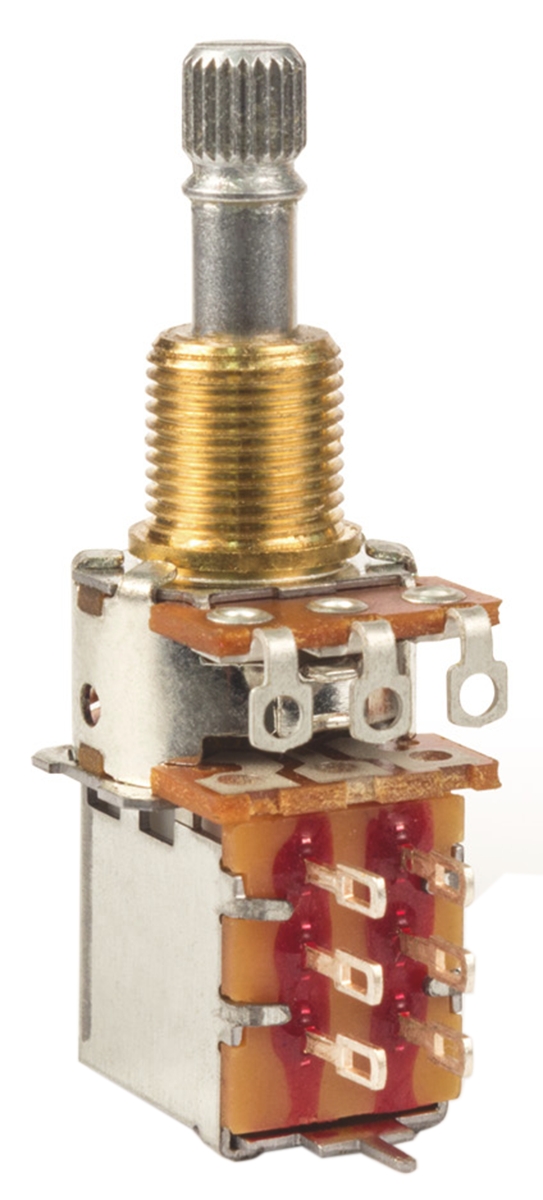 Bourns PDB185-GTR 250kΩ Rotary Potentiometer 1-Gang Panel Mount, PDB185-GTR11-254A2