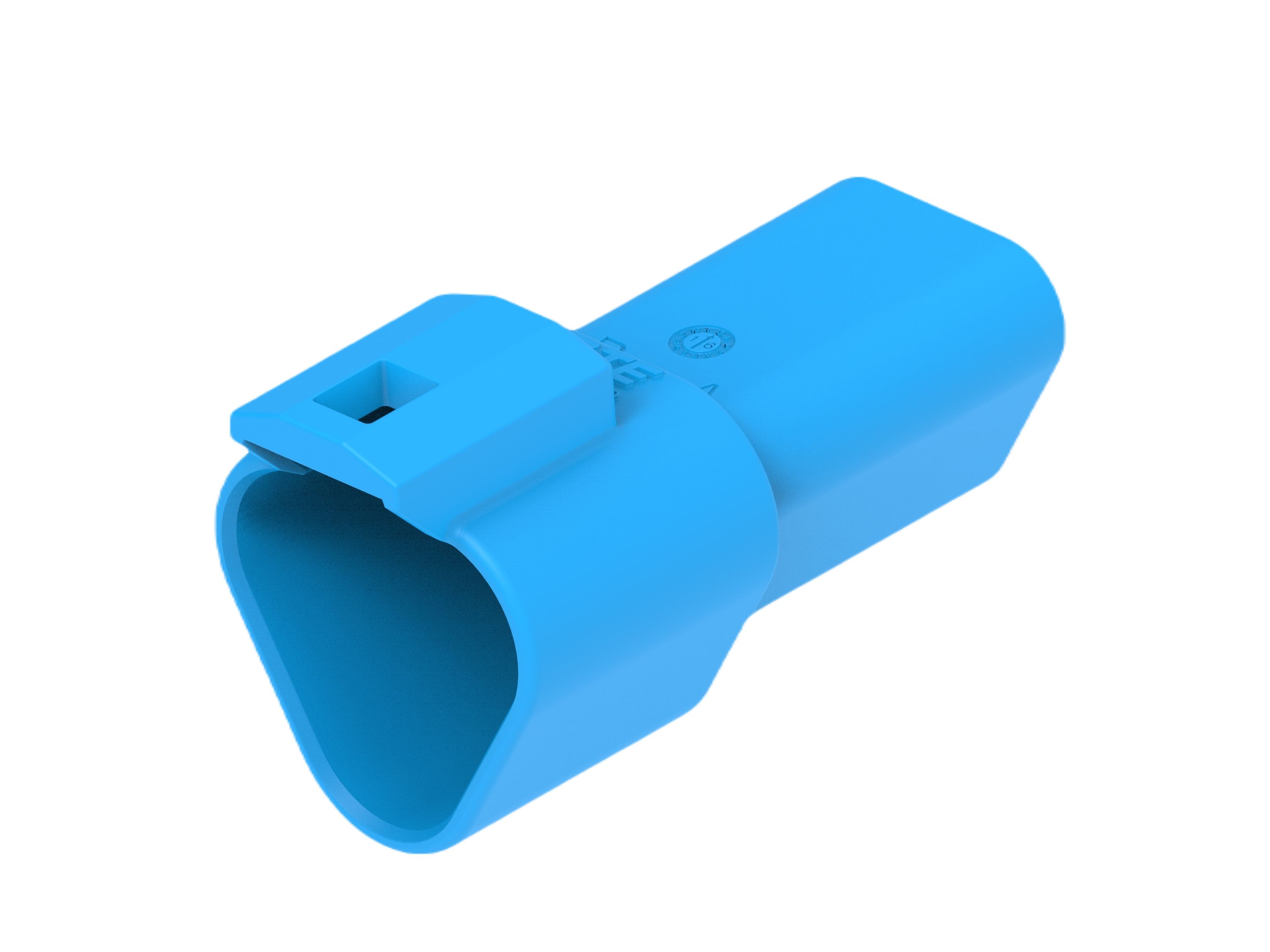 TE Connectivity, DT04-3P Automotive Connector Plug Blue Cable 3 Way, Cable Termination DT04-3P-TE07