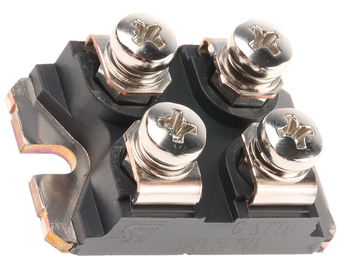 STMicroelectronics 600 V 60 A Diode Switching 4-Pin ISOTOP STTH120L06TV1