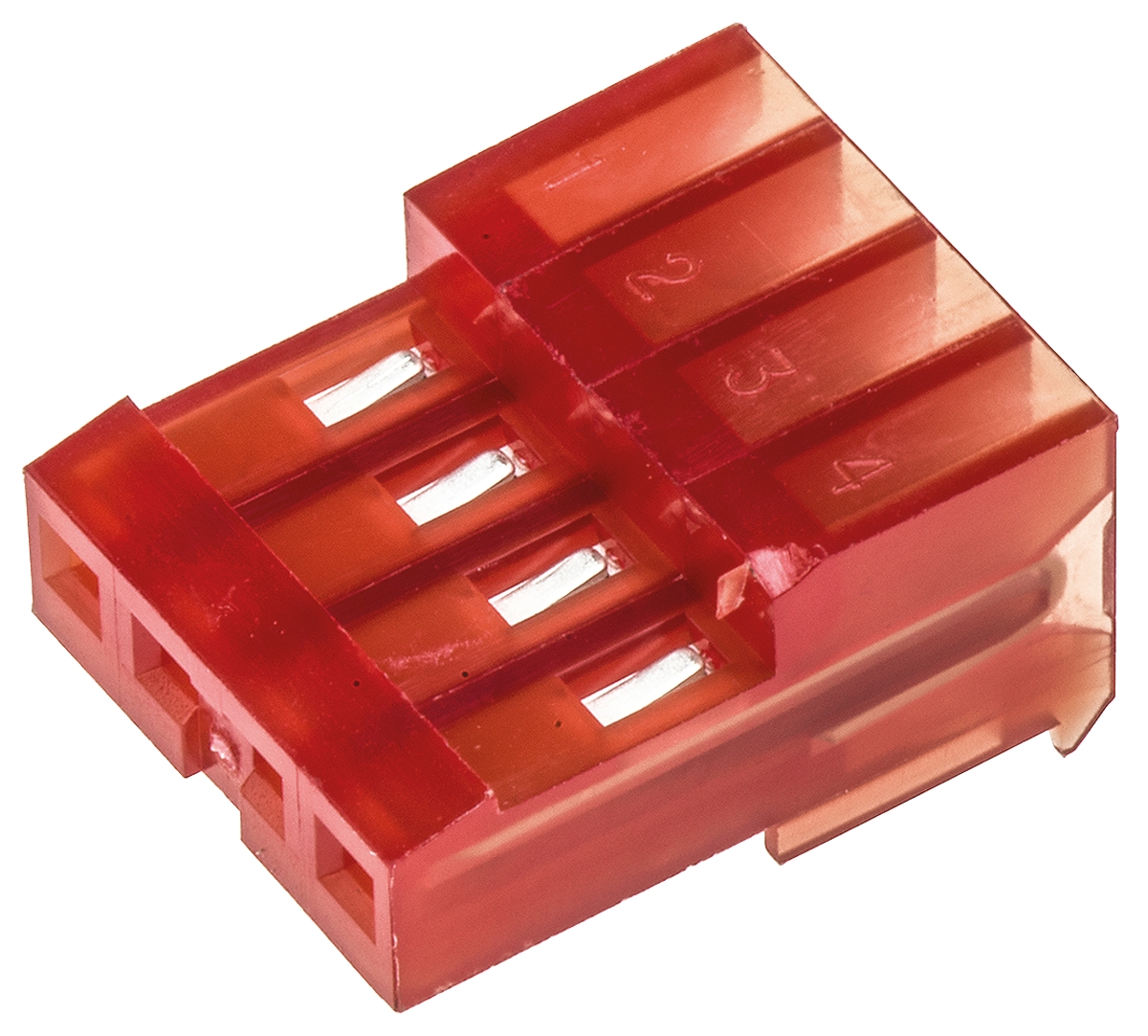 TE Connectivity 4-Way IDC Connector Socket for Cable Mount, 1-Row
