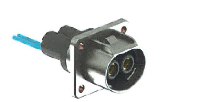 Amphenol Industrial Powerlok Connector, 2 Way, 60A, Female to Male, PL082X, Cable Mount, 1.0 kV