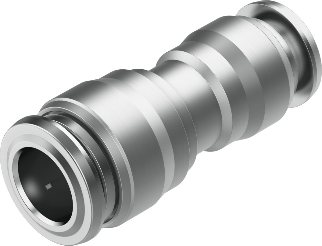 Festo NPQR Series Push-in Fitting, Push In 8 mm to Push In 8 mm, Tube-to-Tube Connection Style, 8085705