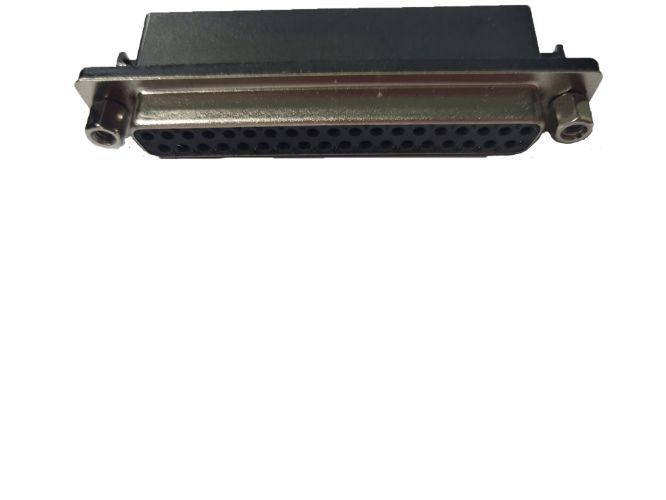 RS PRO 37 Way Right Angle Panel Mount D-sub Connector Socket, 2.77mm Pitch, with Screw
