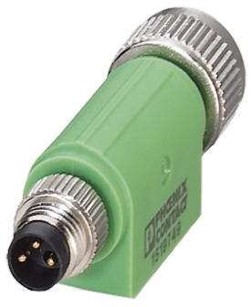 Phoenix Contact 3 Pole M8 Plug to 3 Pole M12 Socket Adapter