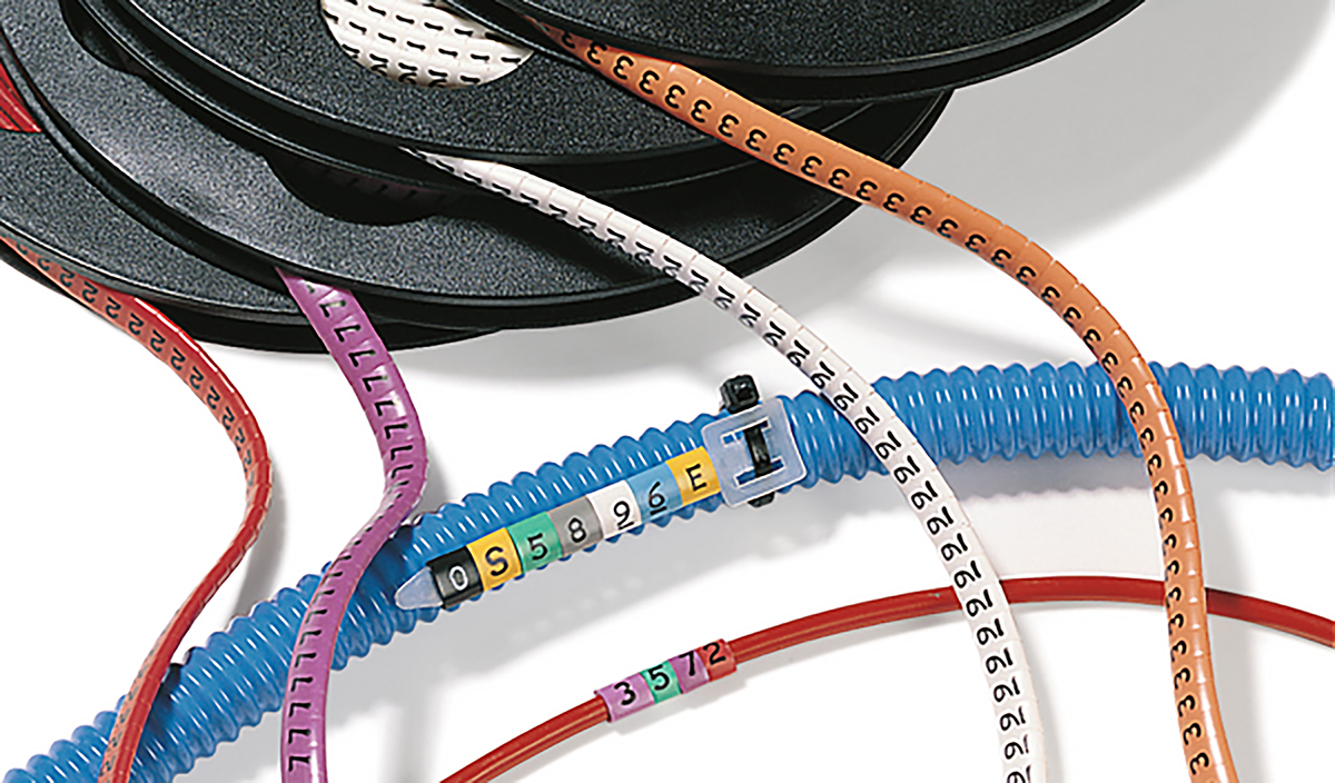HellermannTyton Ovalgrip Slide On Cable Markers, Black on Yellow, Pre-printed "8", 1.7 → 3.7mm Cable, 901-10141