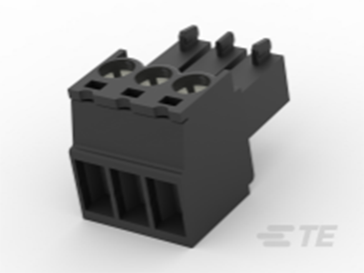 TE Connectivity, 3.5mm Pitch, TB, 3 Way, , Pluggable Terminal Block, Plug, Cable Mount, Screw Termination, 2213936-3