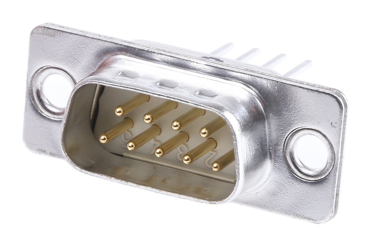 HARTING 9 Way Panel Mount D-sub Connector Plug, 2.74mm Pitch