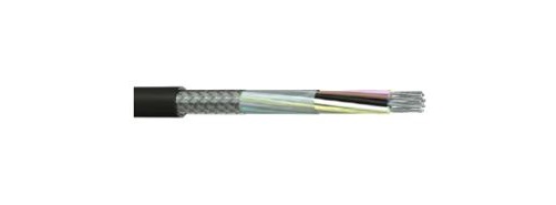 RS PRO Multi-Core Industrial Cable, 18 Cores, 0.5 mm², Screened, 50 m, Black Polyvinyl Chloride Sheath
