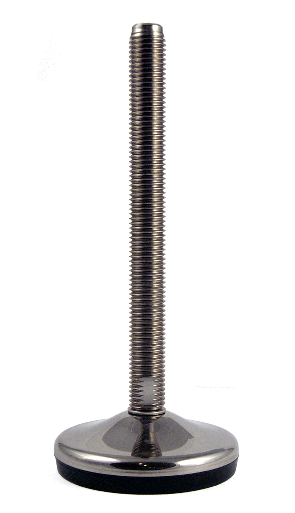 RS PRO M20 80mm Dia. Rubber Adjustable Foot, 1000kg Static Load Capacity 10° Tilt Angle