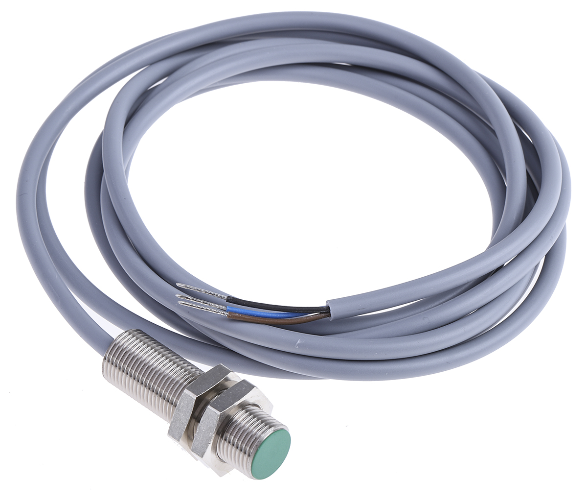 Baumer Inductive Threaded Barrel Proximity Sensor, M12, 4 mm Detection, PNP NO, 10 → 30 V dc