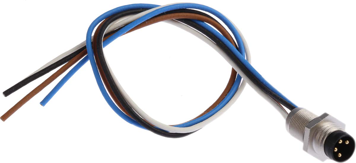 binder Male 34 way M8 to Female 34 way M8 Sensor Actuator Cable, 5 m