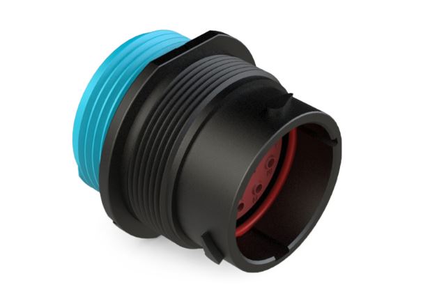 Amphenol Industrial Circular Connector, 14 Contacts, Panel, Standard Connector, Plug, Male, IP67, IP69K, Duramate AHDP