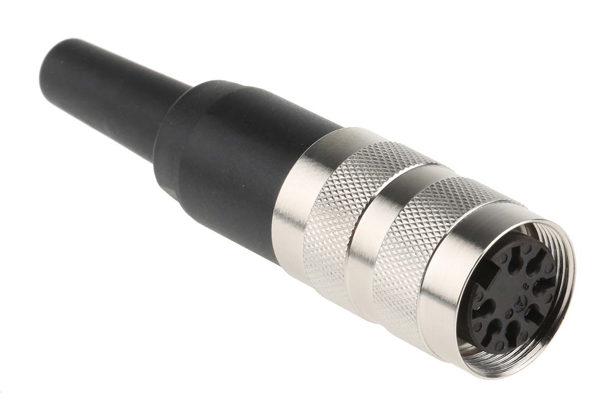 Amphenol Industrial, C 091 A 7 Pole M16 Din Socket, DIN 45329, 4A, 100 V IP40, Screw Lock, Female, Cable Mount