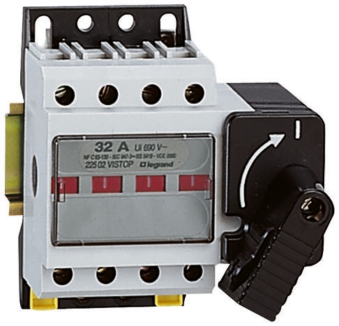 Legrand Vistop MCB, 3P, 32A, 400V AC, 5 kA Breaking Capacity