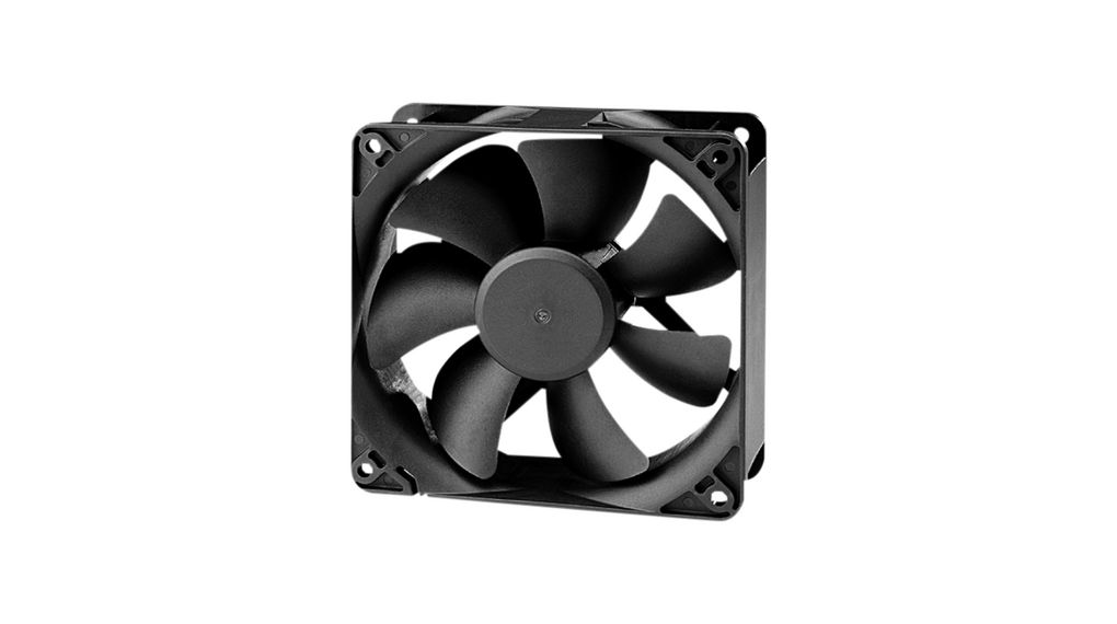 Sunon Axial Fan, 24 V dc, dc Operation, 93cfm, 3.1W, 130mA Max, 120 x 120 x 38mm