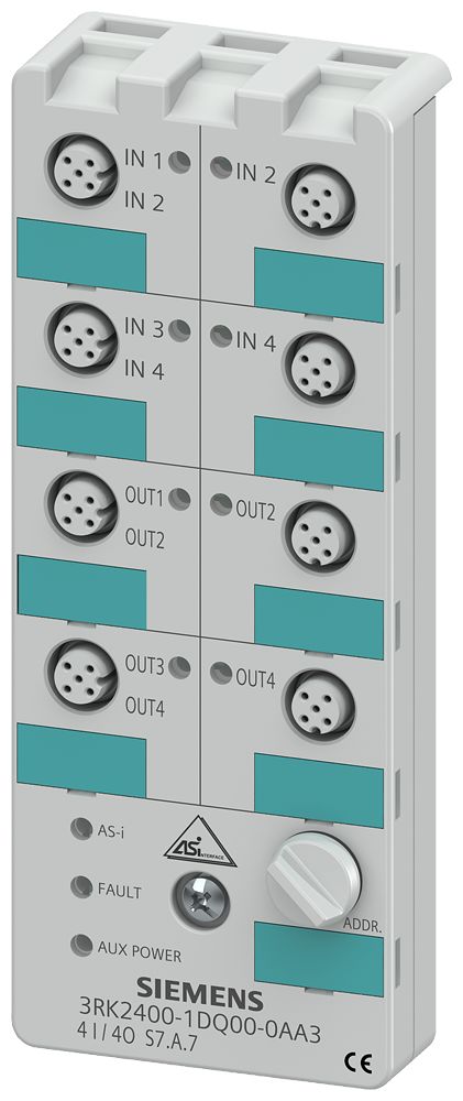 Siemens AS-I K60 Series Digital I/O Module for Use with Field Work