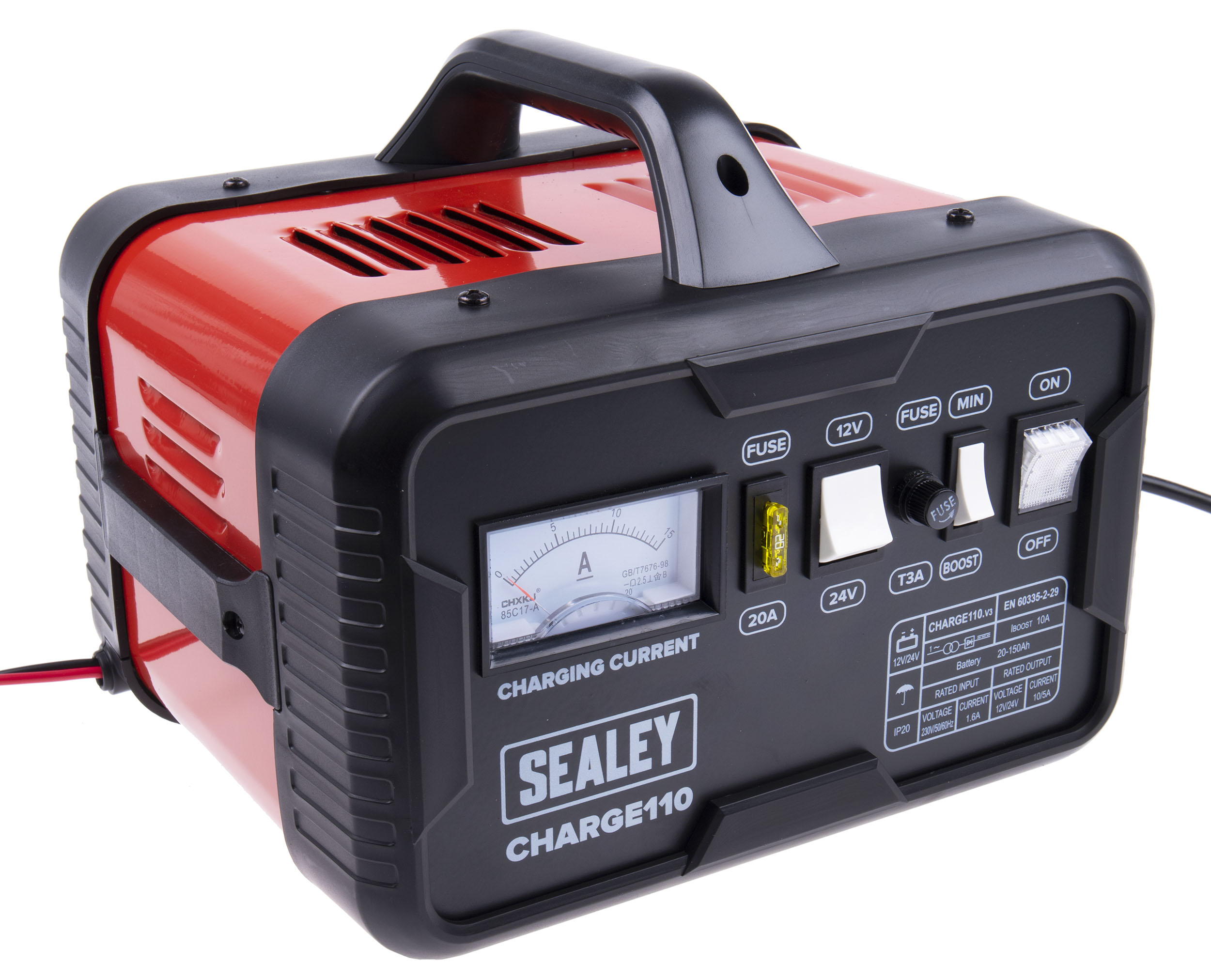 RS PRO Battery Charger For Lead Acid 1 Cell 12V 14A with UK plug