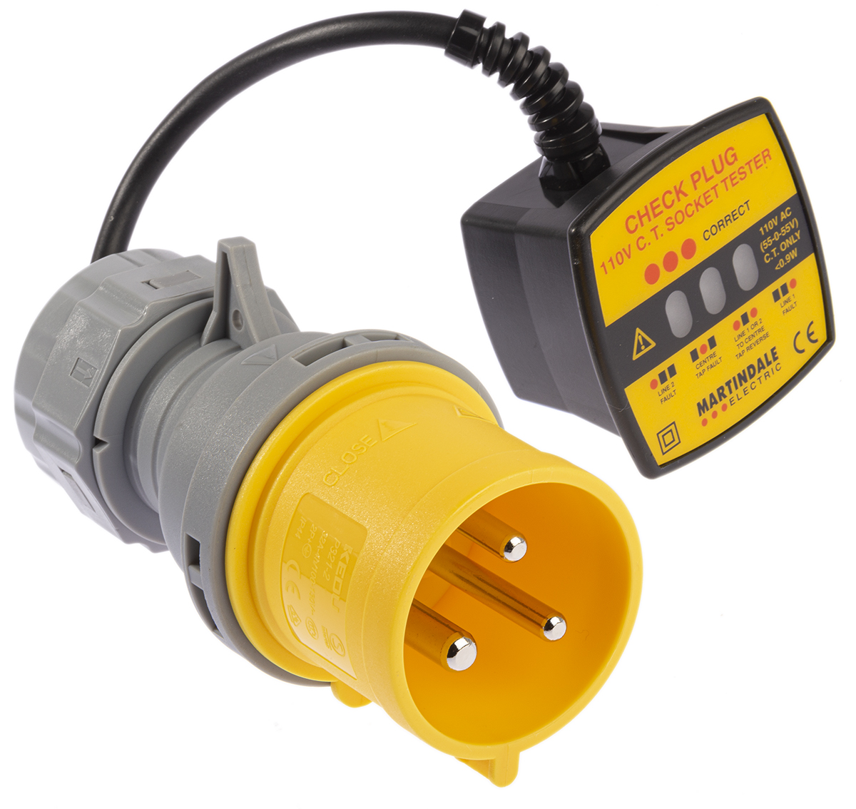 Martindale Socket Tester 16/32A 110V ac CAT II 150 V