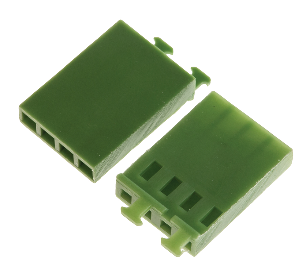 TE Connectivity, AMPMODU MOD IV Female Connector Housing, 2.54mm Pitch, 4 Way, 1 Row