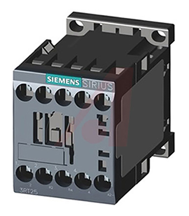 Siemens SIRIUS 3RT Size S00, 3RT25 Contactor, 24 V dc Coil, 4-Pole, 16 A, 7.5 kW, 2NO + 2NC, 400 V ac