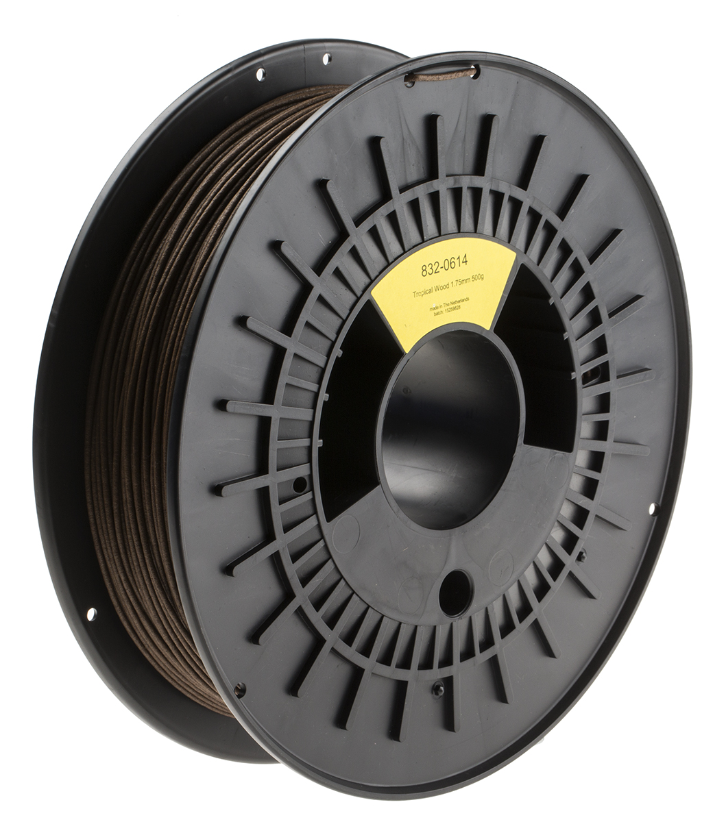 RS PRO 1.75mm Wood 3D Printer Filament, 500g