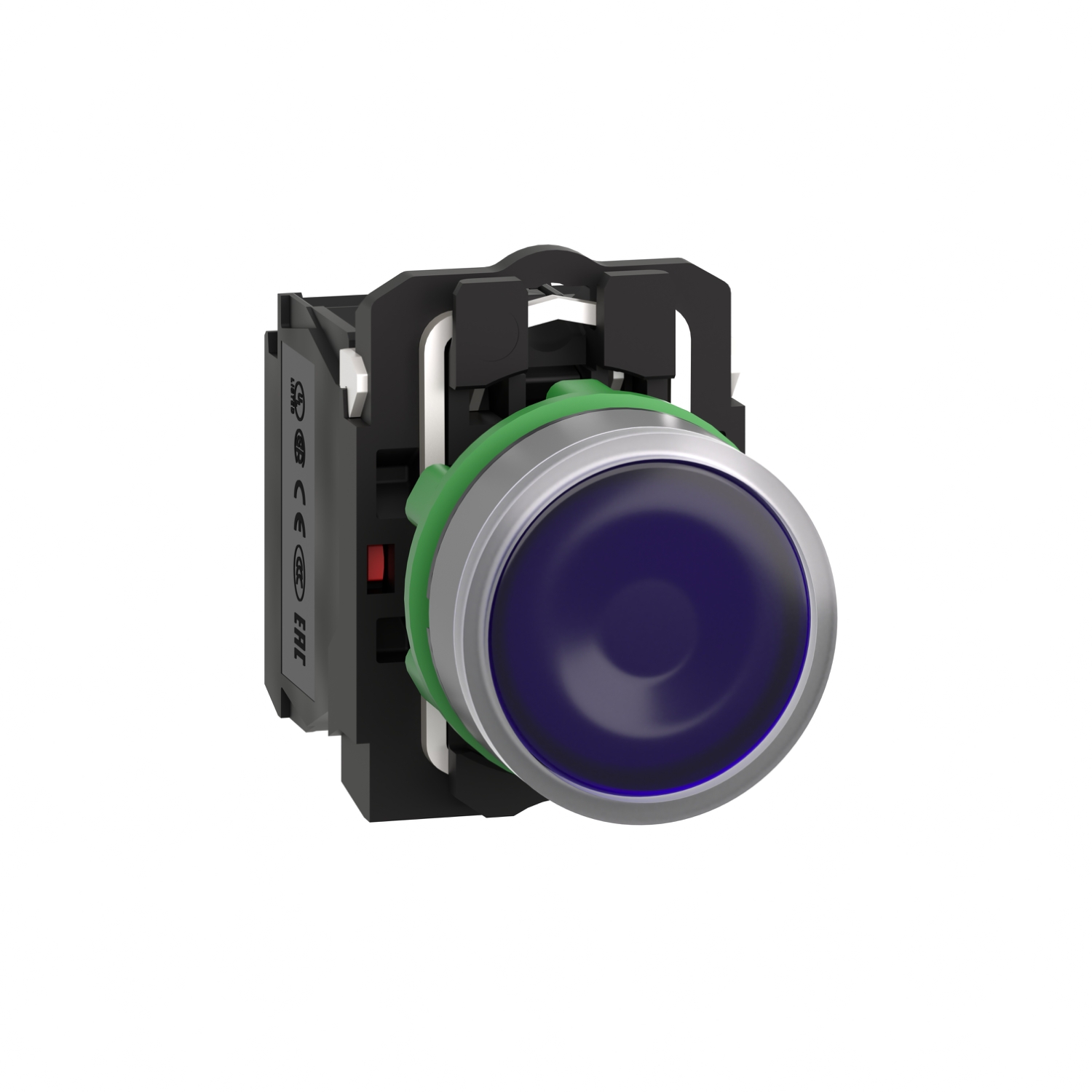Schneider Electric XB5 Series Illuminated Push Button, 22mm Cutout, SPDT, 220 → 240V, IP66, IP67