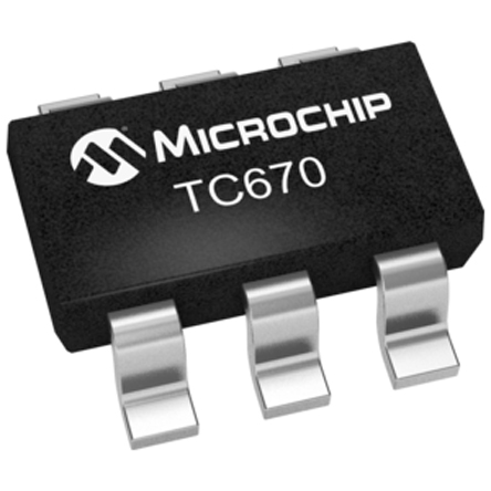 Microchip TC670ECHTR, Brushless DC Motor Motor Driver IC, 5 V 6-Pin, SOT-23