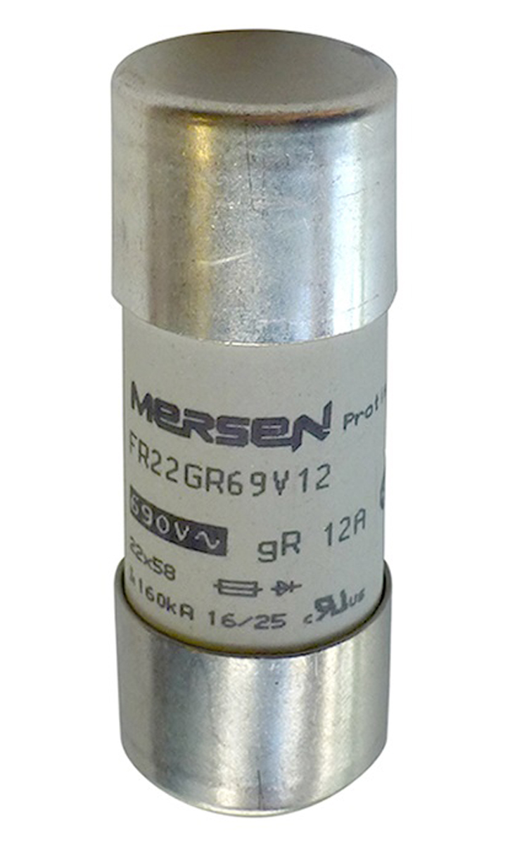 Mersen 63A FF Cartridge Fuse, 22 x 58mm