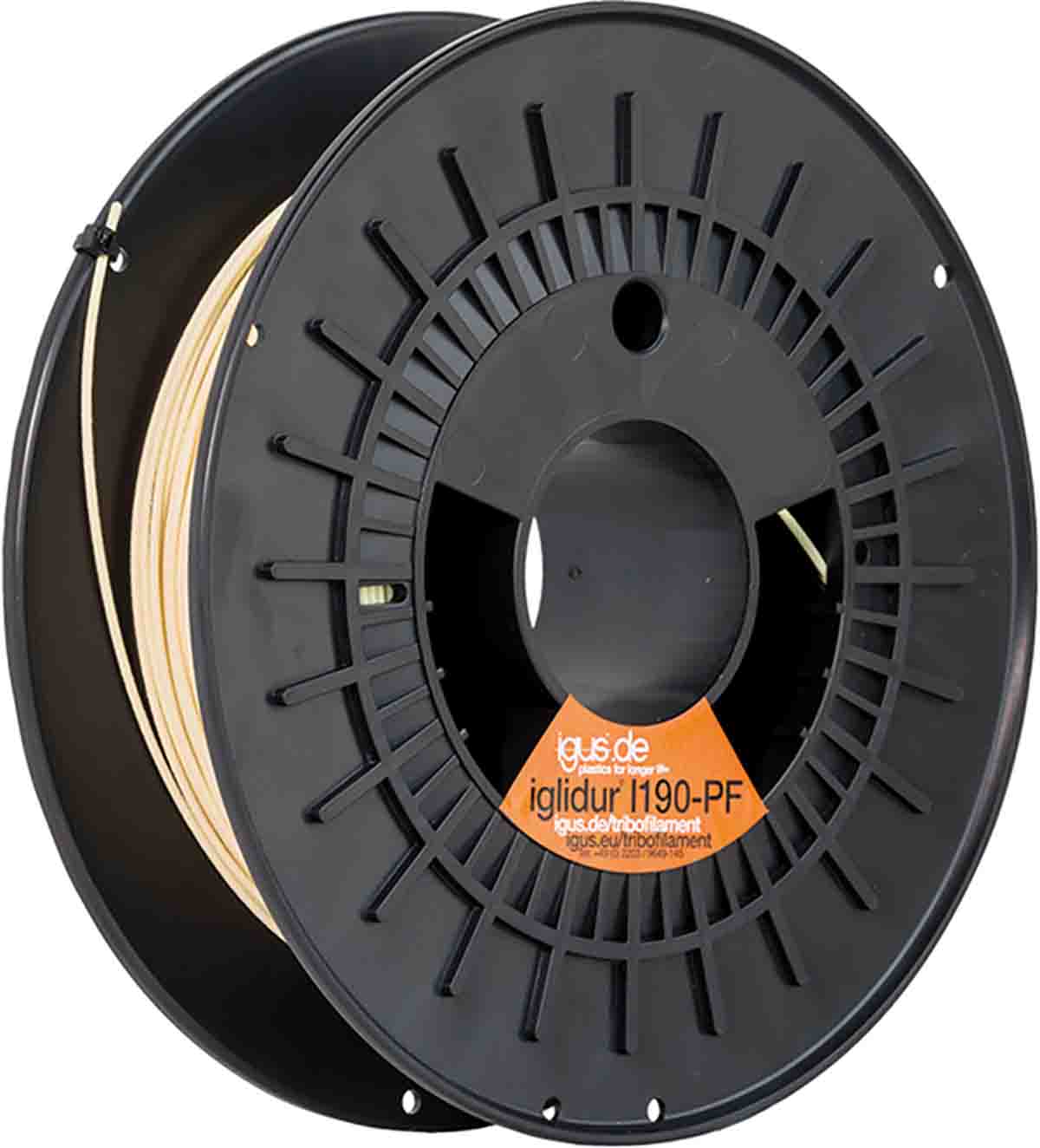 Igus 2.85mm Yellow iglidur l190-PF 3D Printer Filament, 750g