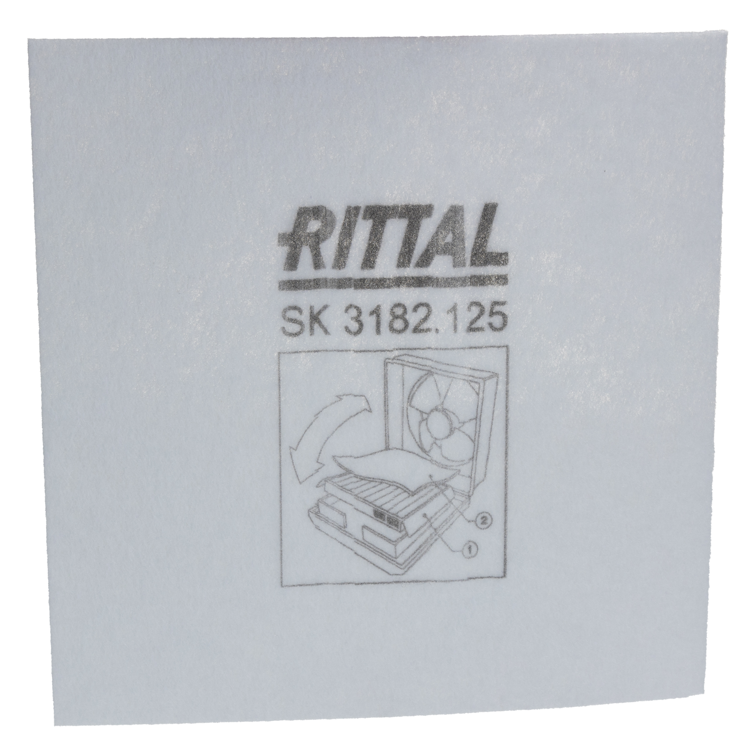 Rittal SK Series Fan Filter, Polyester Filter, 212.5 x 212.5 x 21mm