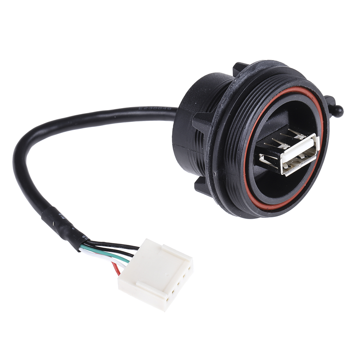 Bulgin USB 2.0, Female 5 Pin Socket to Female USB A, 150mm
