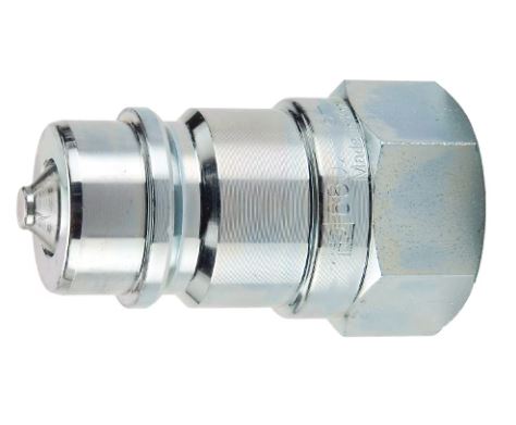 Parker Steel Female Hydraulic Quick Connect Coupling, BSP 3/8 Female