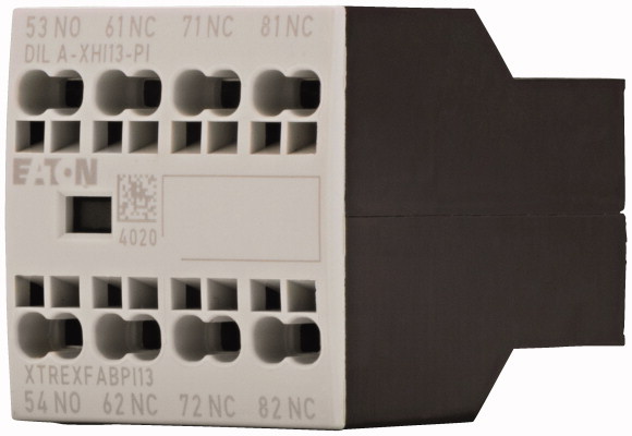 Eaton Auxiliary Contact, 4 Contact, 1 NO, 3 NC, Front Fixing