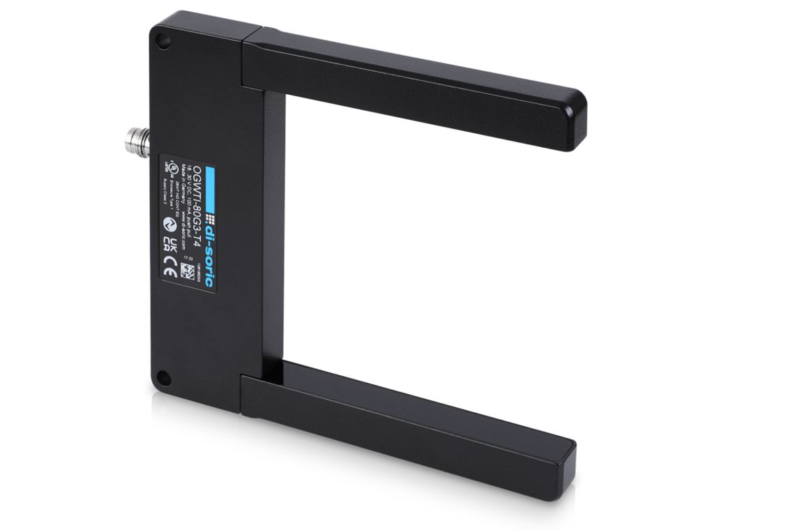 Di-Soric Optical Photoelectric Sensor, Fork Sensor, 80 x 80 mm Detection Range IO-LINK