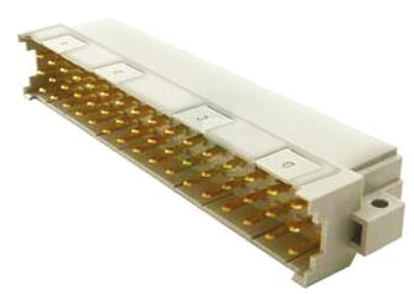HARTING 09 06 48 Way 2.54mm Pitch, Type F, 3 Row, Right Angle DIN 41612 Connector, Plug