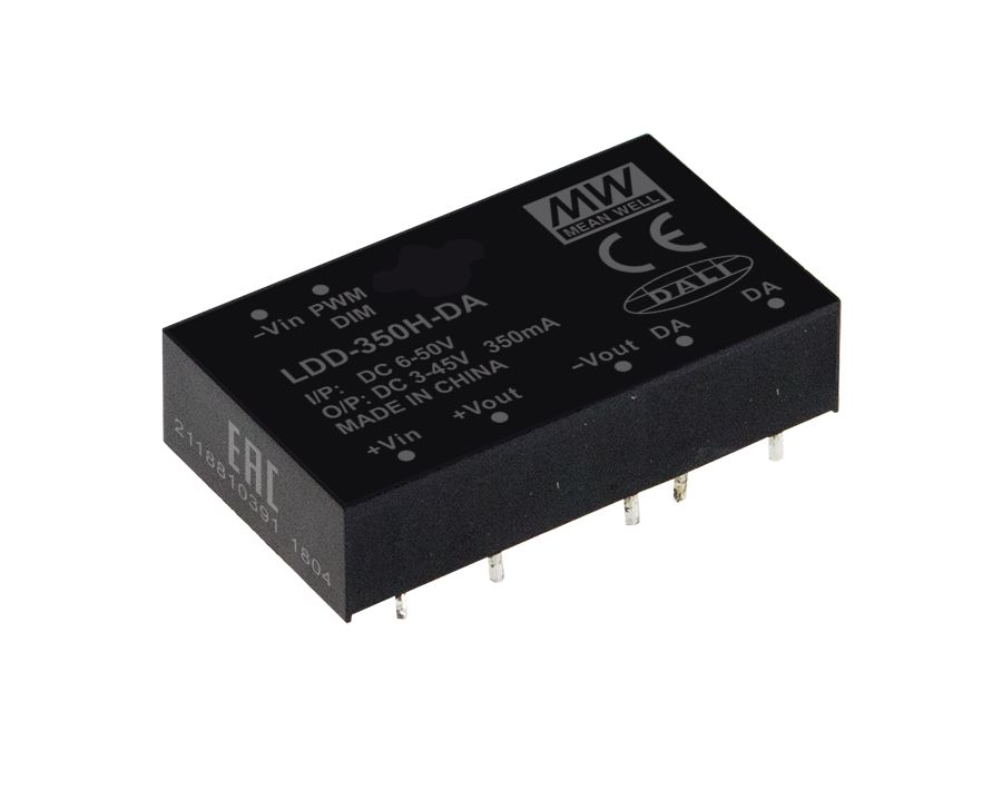 MEAN WELL LED Driver, Mar-36V Output, 50W Output, 1.4A Output, Constant Current Dimmable