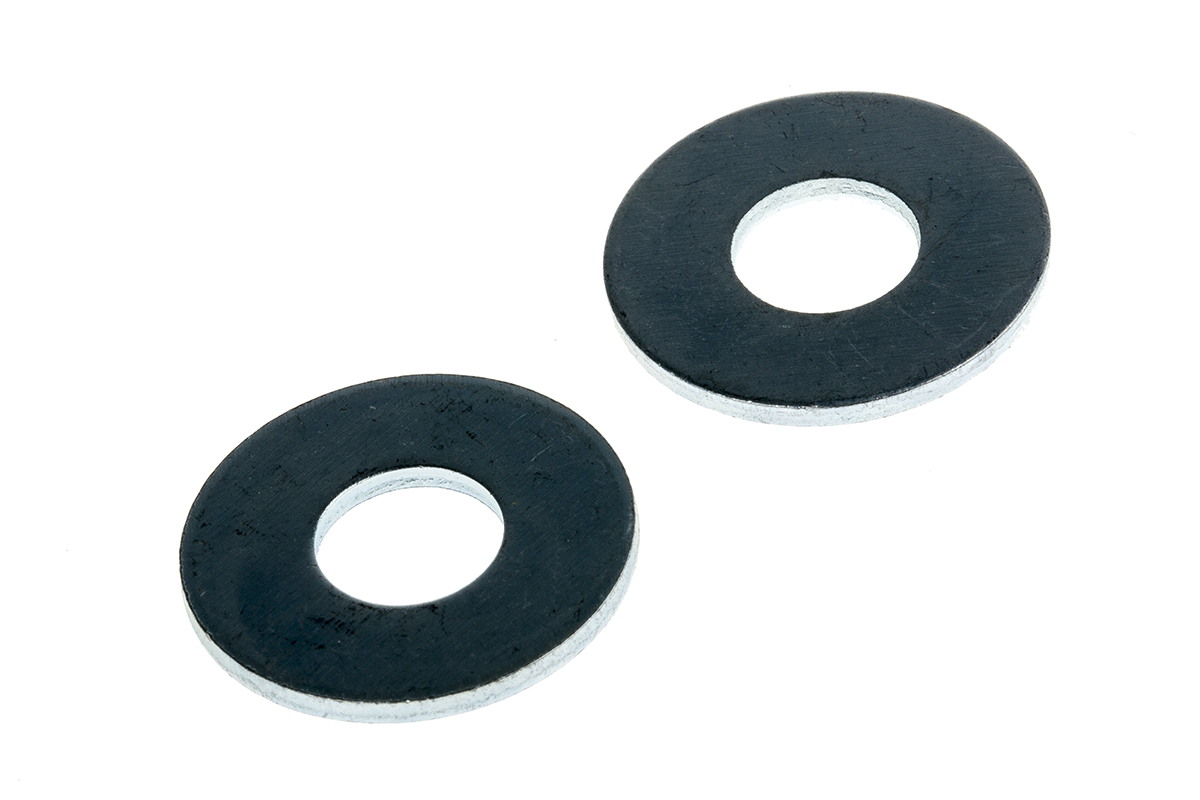 RS PRO Bright Zinc Plated Steel Plain Form C Washers, M8, BS 4320C
