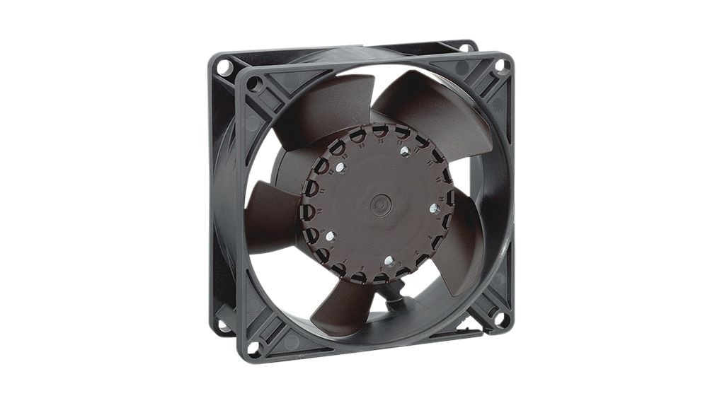 ebm-papst Axial Fan, 24 V dc, dc Operation, 80m³/h, 0.4 → 2.6W, 93mA Max, 92 x 92 x 32mm