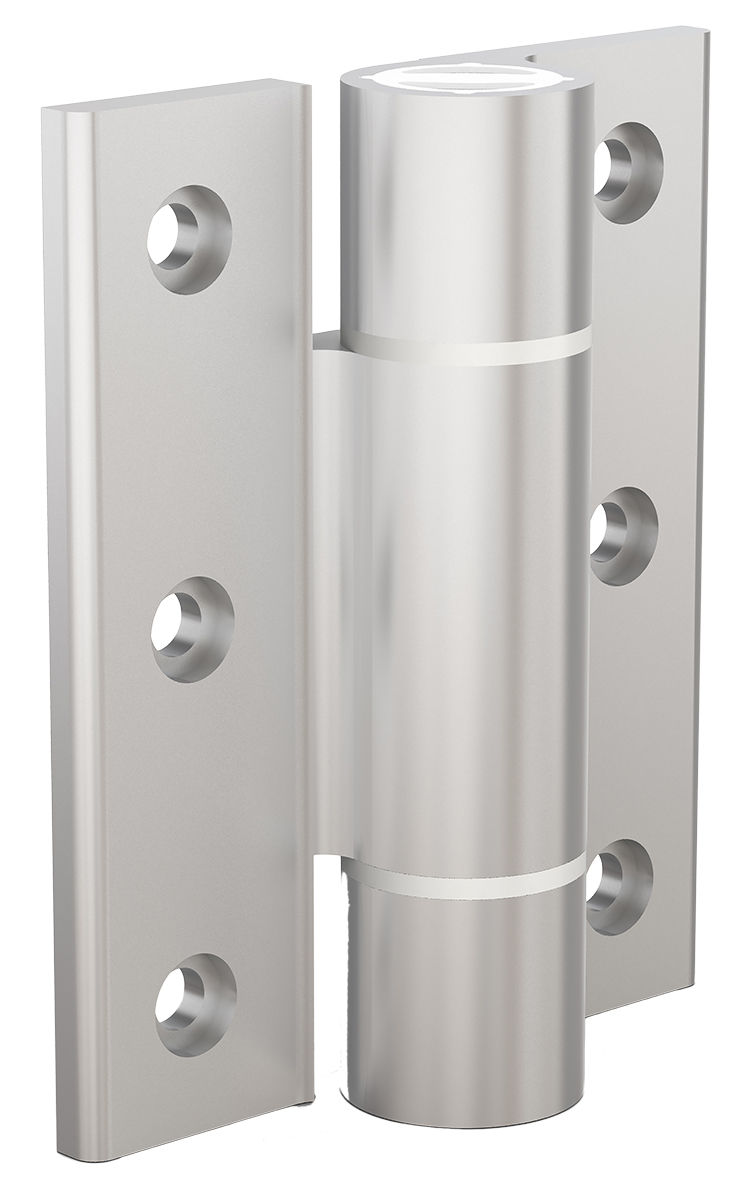 Pinet Aluminium Spring Hinge, Screw Fixing, 100mm x 82.5mm x 5.5mm