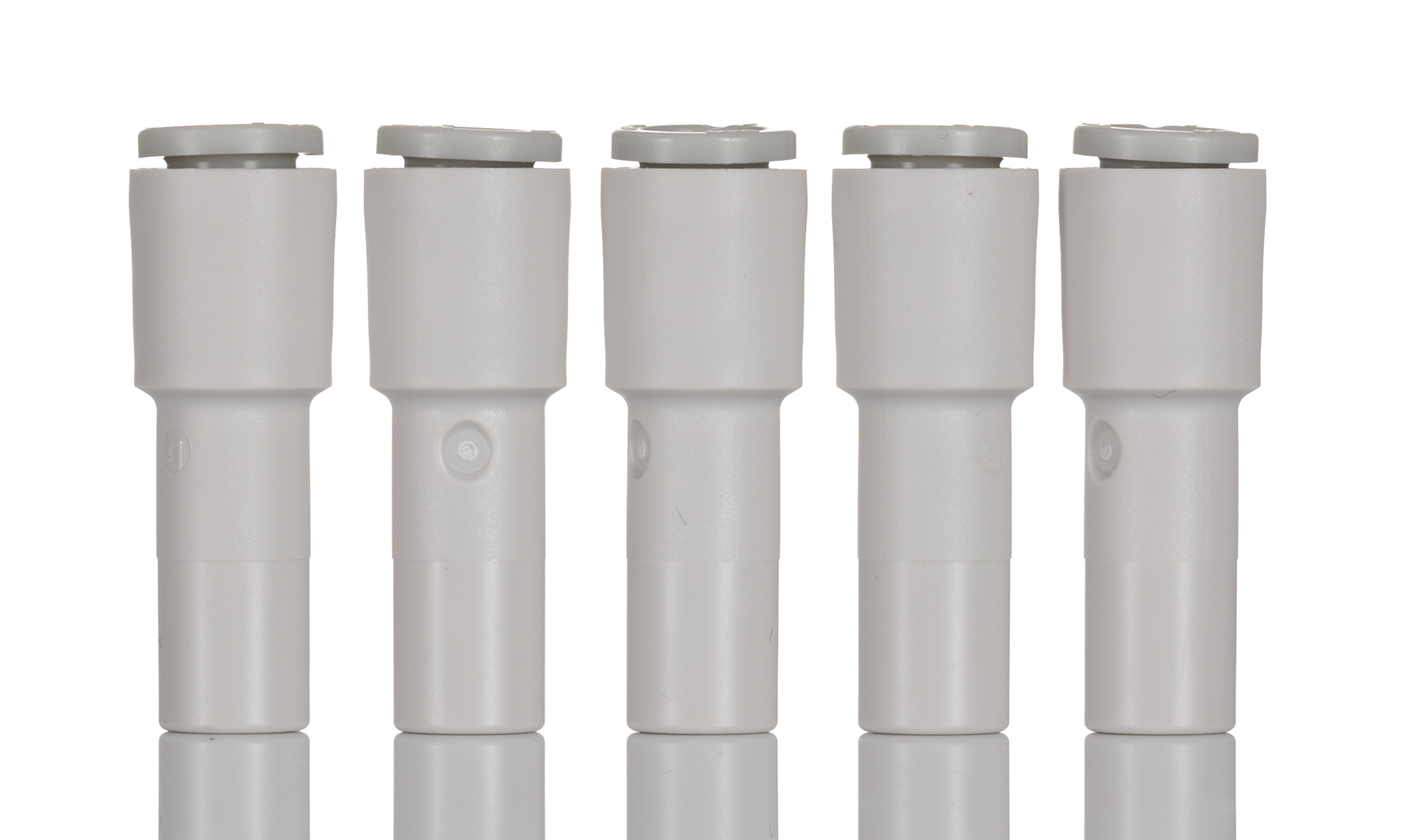 SMC KQ2 Series Straight Tube-to-Tube Adaptor, Push In 6 mm to Push In 8 mm, Tube-to-Tube Connection Style