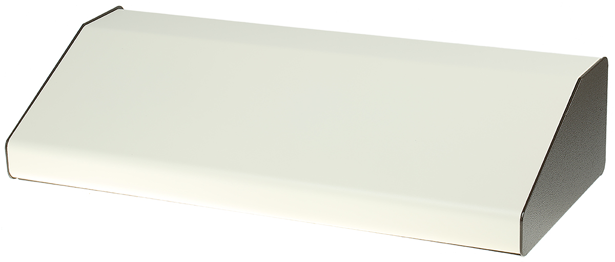 CAMDENBOSS 2000 Series Beige, Brown Aluminium Desktop Enclosure, Sloped Front, 210 x 483 x 106mm
