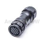 Amphenol Industrial Circular Connector, 18 Contacts, Cable, Standard Connector, Socket, Female, IP68, X-LOK Series
