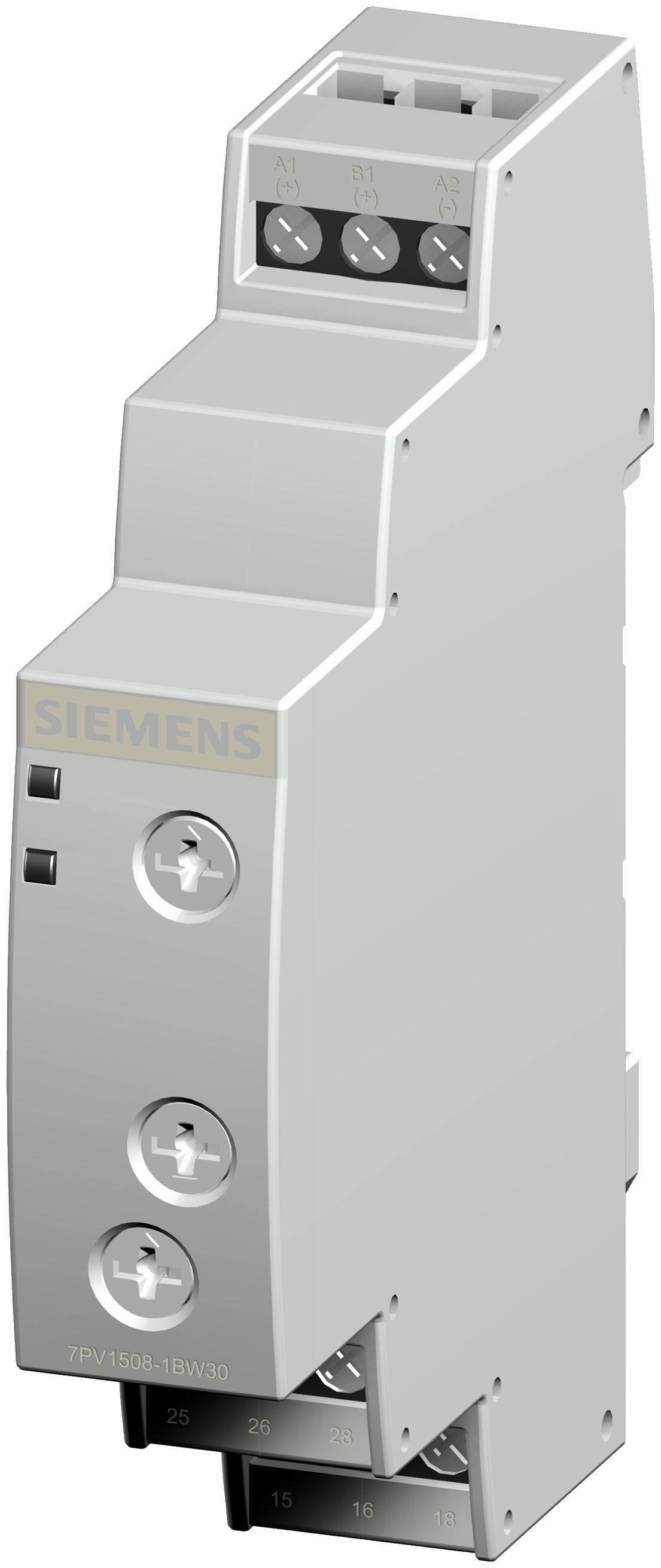 Siemens DIN Rail Mount Timer Relay, 12 → 240V ac/dc, 2-Contact, 0.05 → 360000s, DPDT
