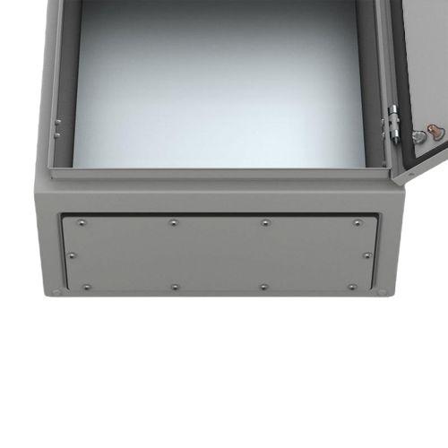 nVent HOFFMAN AF Series RAL 7035 Mild Steel Gland Plate, 242mm W