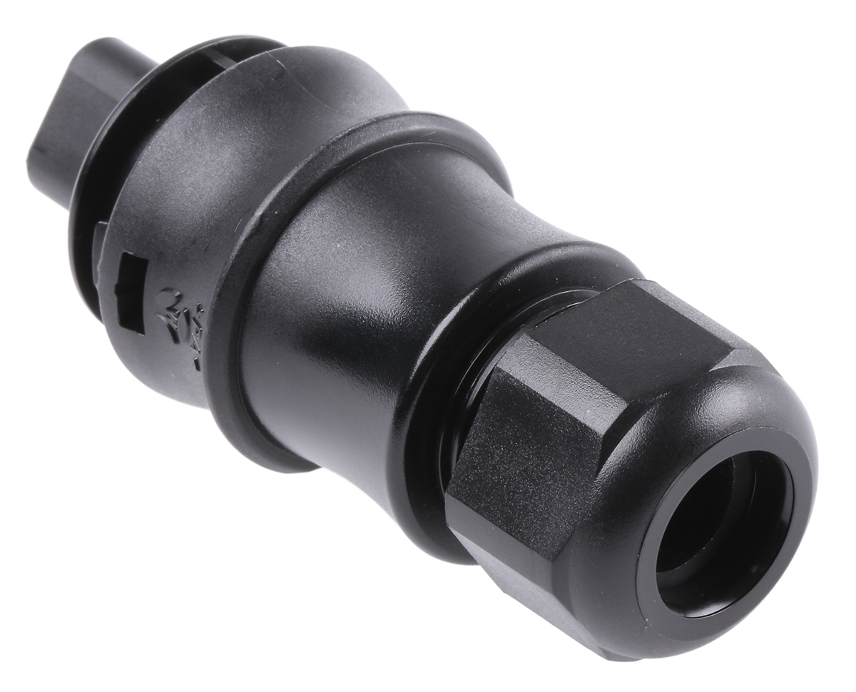 Wieland RST20i3 Series Circular Connector, 3-Pole, Male, Cable Mount, 20A, IP68