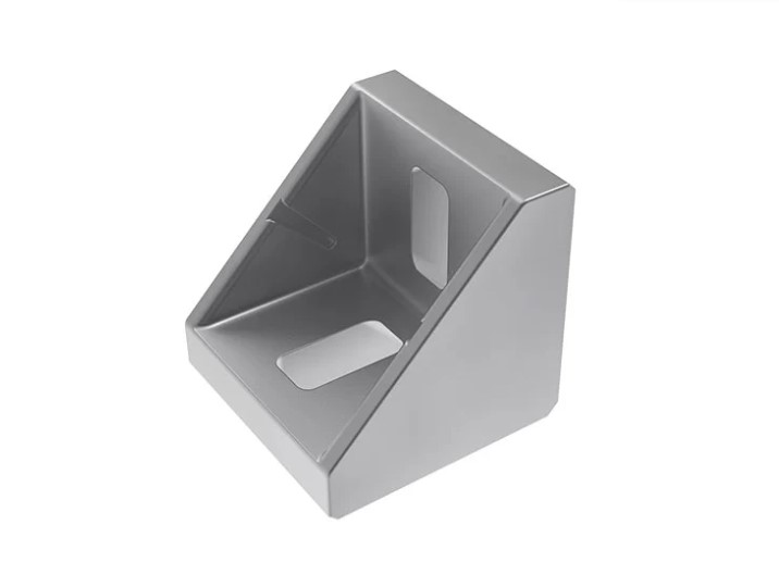 RS PRO M8 Angle Bracket, Connecting Component, Strut Profile 42 mm, Groove Size 10mm