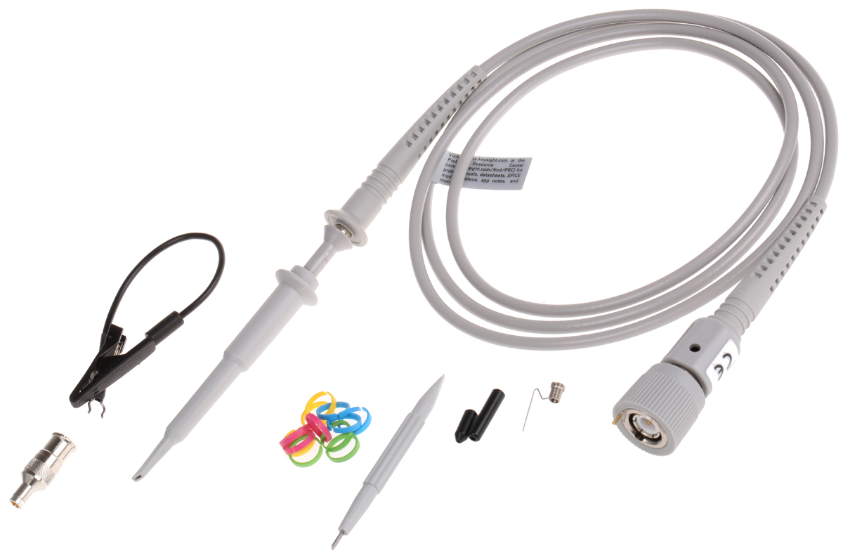 Keysight Technologies N2870A Series N2873A Oscilloscope Probe, Voltage Type, 500MHz, 1:10, BNC Connector