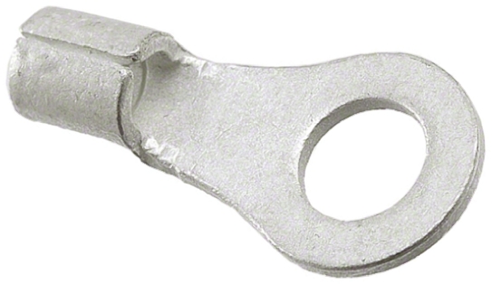 Molex, VersaKrimp Uninsulated Ring Terminal, M4 (#8) Stud Size, 1mm² to 2.5mm² Wire Size