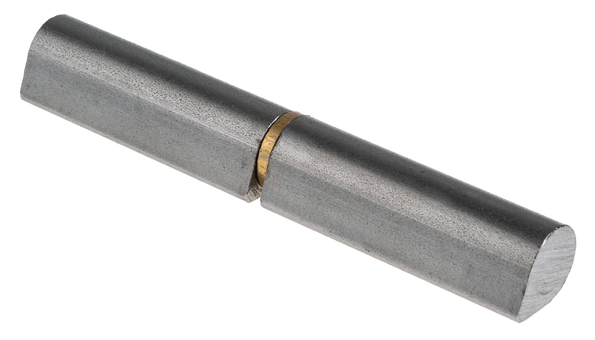 Pinet Steel Bullet Hinge, Weld-on Fixing, 120mm x 20mm x Dia. 9mm