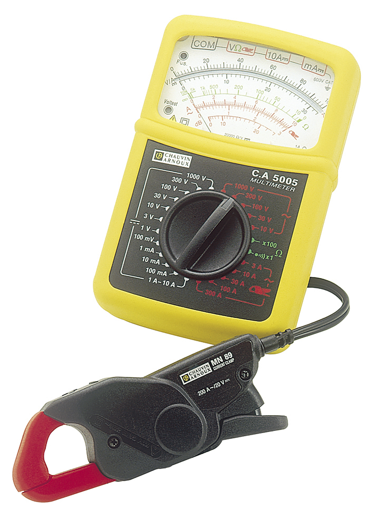 Chauvin Arnoux CA 5005 Handheld Analogue Multimeter, 600V ac Max